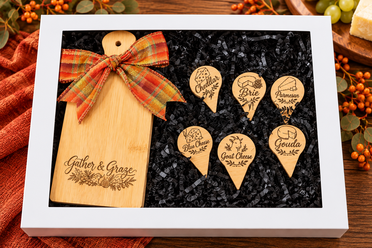 Gather & Graze | Engraved Bamboo Serving Board