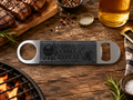 Grill. Chill. Repeat. Leather Bottle Opener