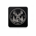 Laser Engraved Metal Cap Clip - Deer