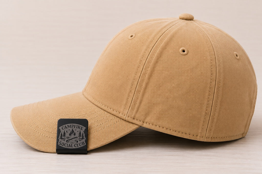 Laser Engraved Metal Cap Clip - Campfire Social