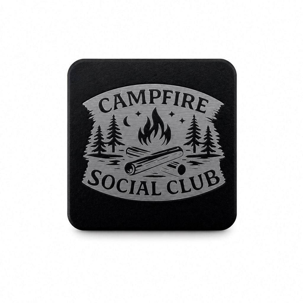 Laser Engraved Metal Cap Clip - Campfire Social