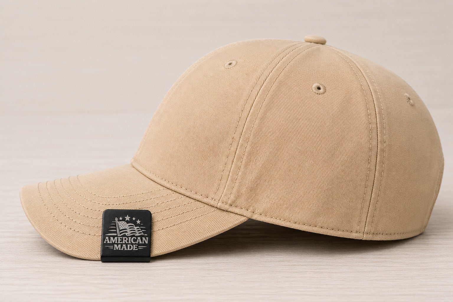 Laser Engraved Metal Cap Clip - American Made