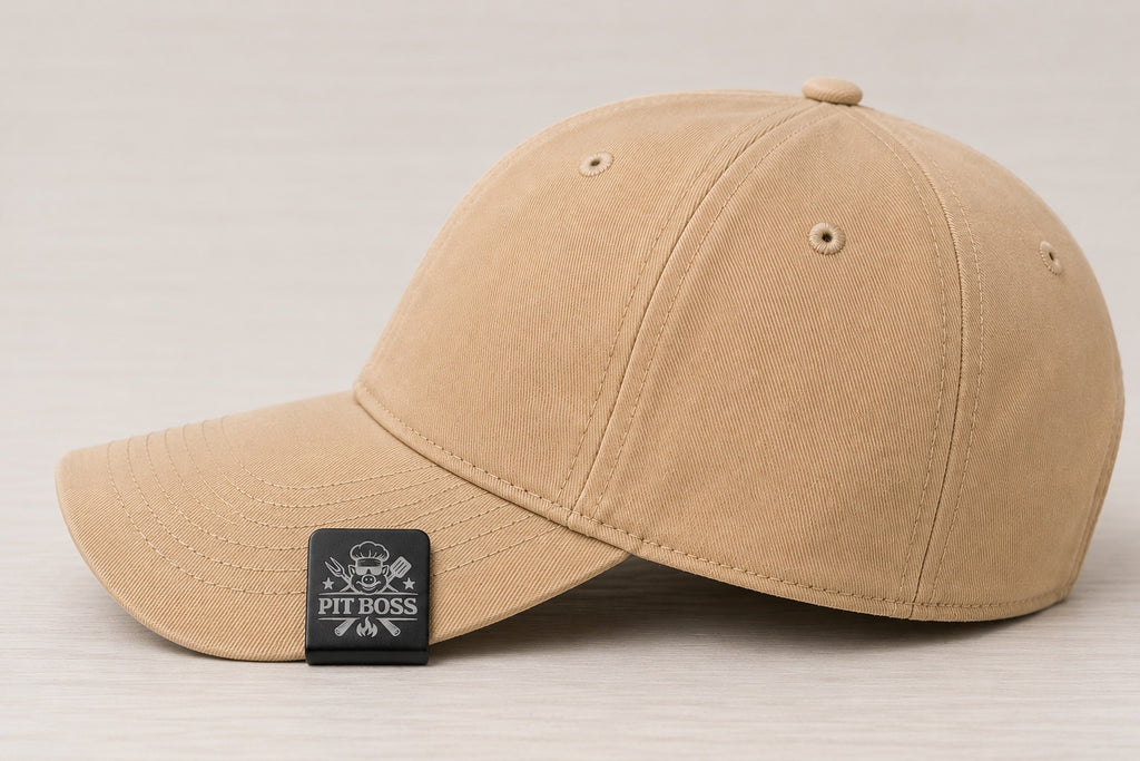 Laser Engraved Metal Cap Clip - Pit Boss