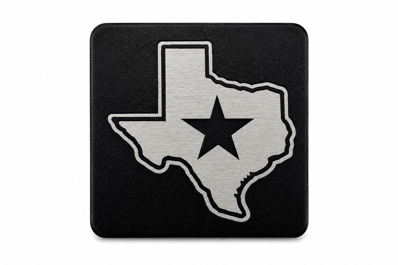 Laser Engraved Metal Cap Clip - Lone Star